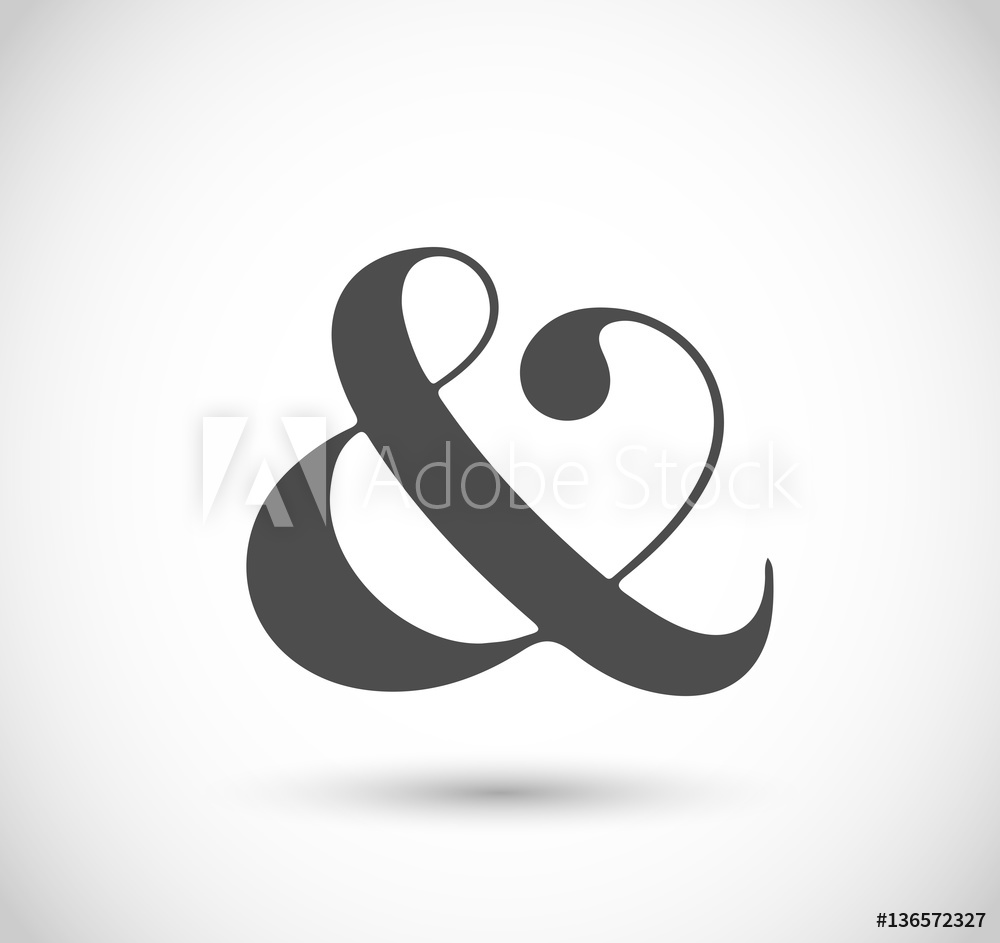 1000x943 Photo Art Print Decorative Ampersand Vector Europosters