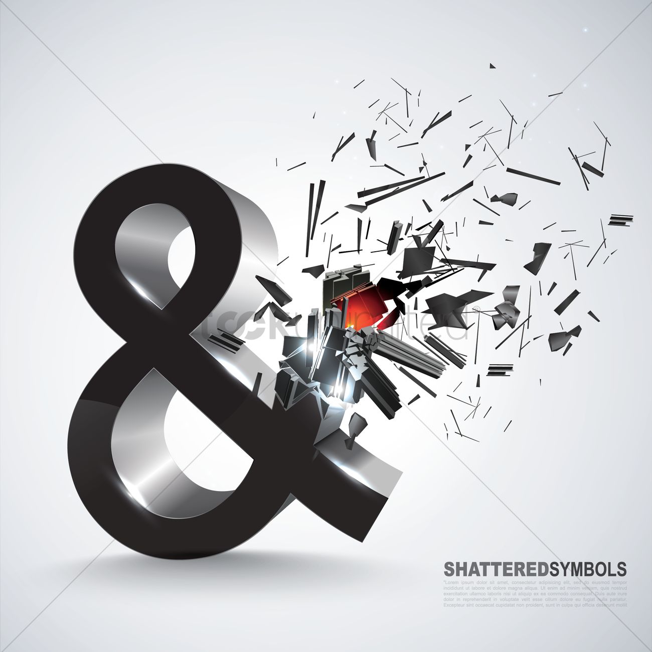 1300x1300 Ampersand Vector Image
