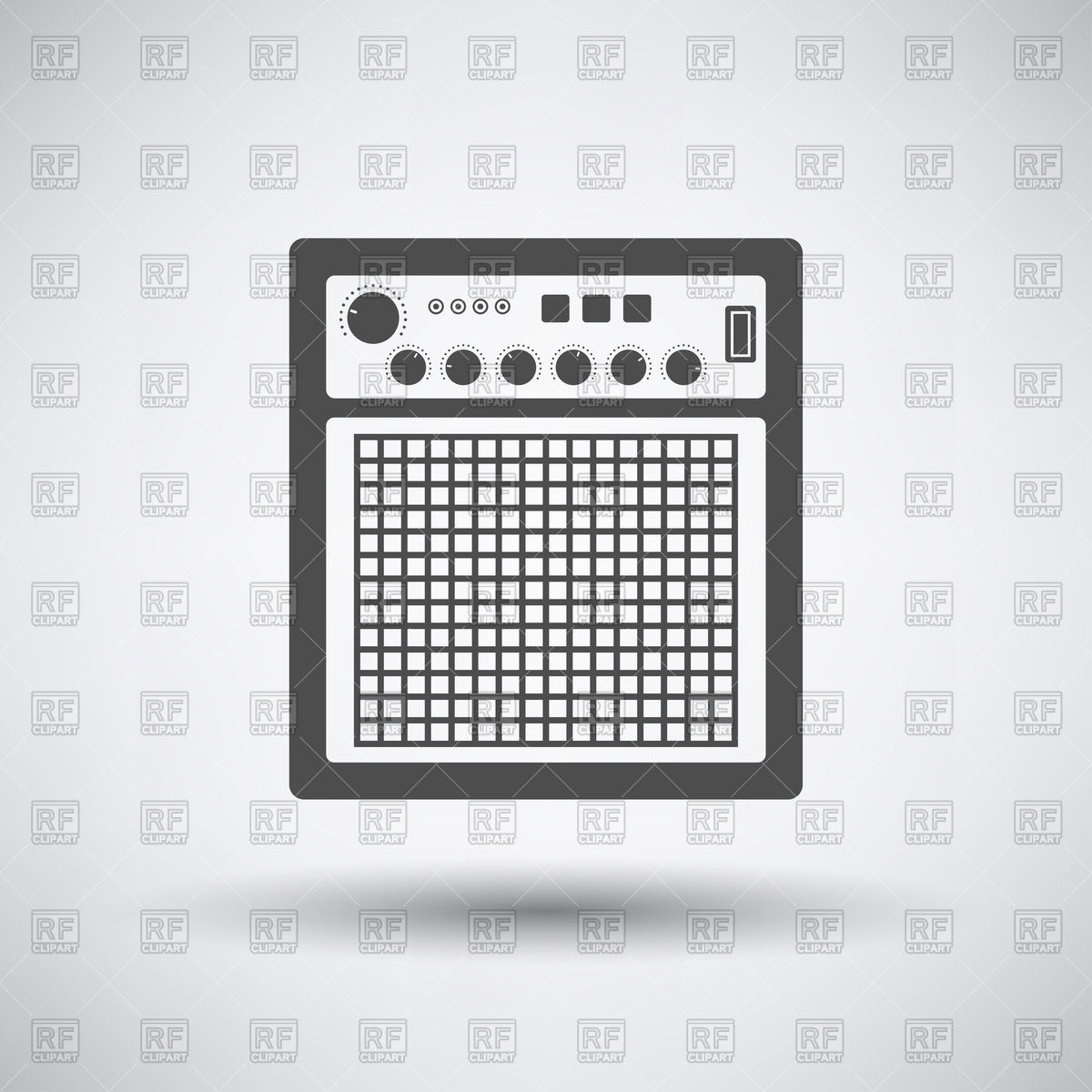 1200x1200 Audio Amplifier Icon Vector Image Of Icons And Emblems Angelp
