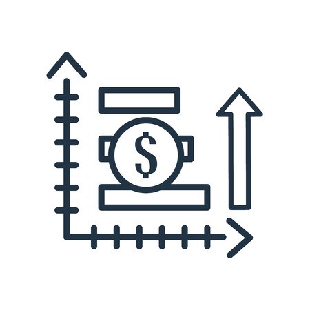 450x450 Analytics Icon Vector Isolated On White Background, Analytics