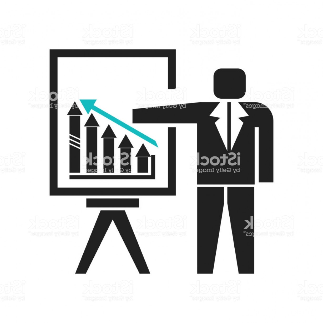 1228x1228 Person In Data Analytics Presentation With A Graphic On A Screen