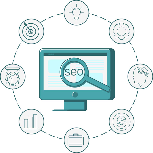 626x626 Seo Optimization And Analytics Icon Vector Premium Download