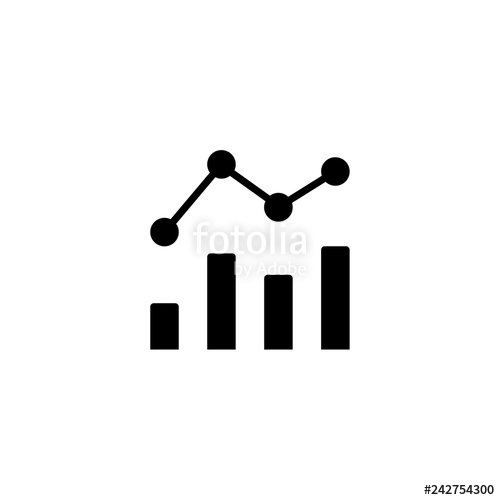 500x500 Analytics Icon Vector Analytics Vector Graphic Illustration