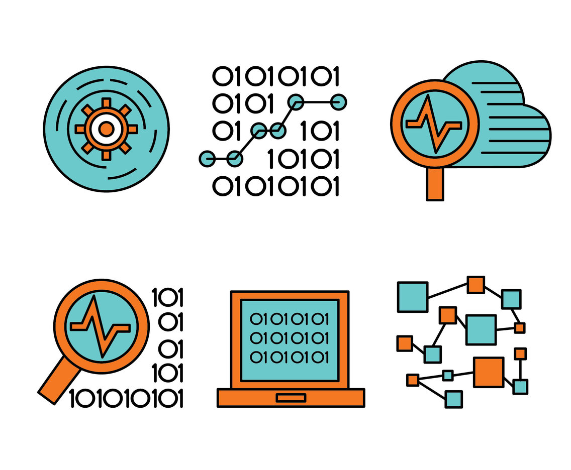 1136x936 Data Analytics Vector Set Vector Art Graphics