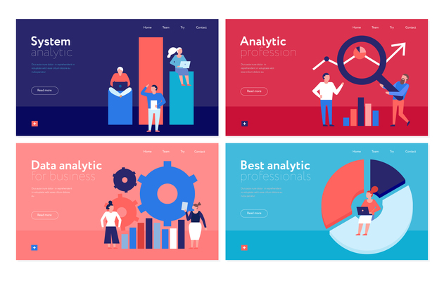 631x400 Page Analytics On Curated Vector Illustrations, Stock Royalty