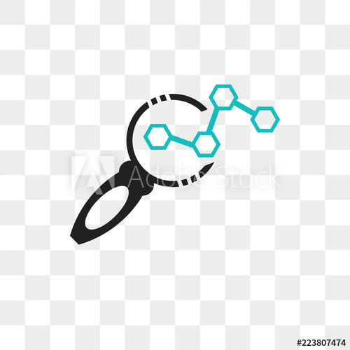 500x500 Search Analytics Vector Icon Isolated On Transparent Background