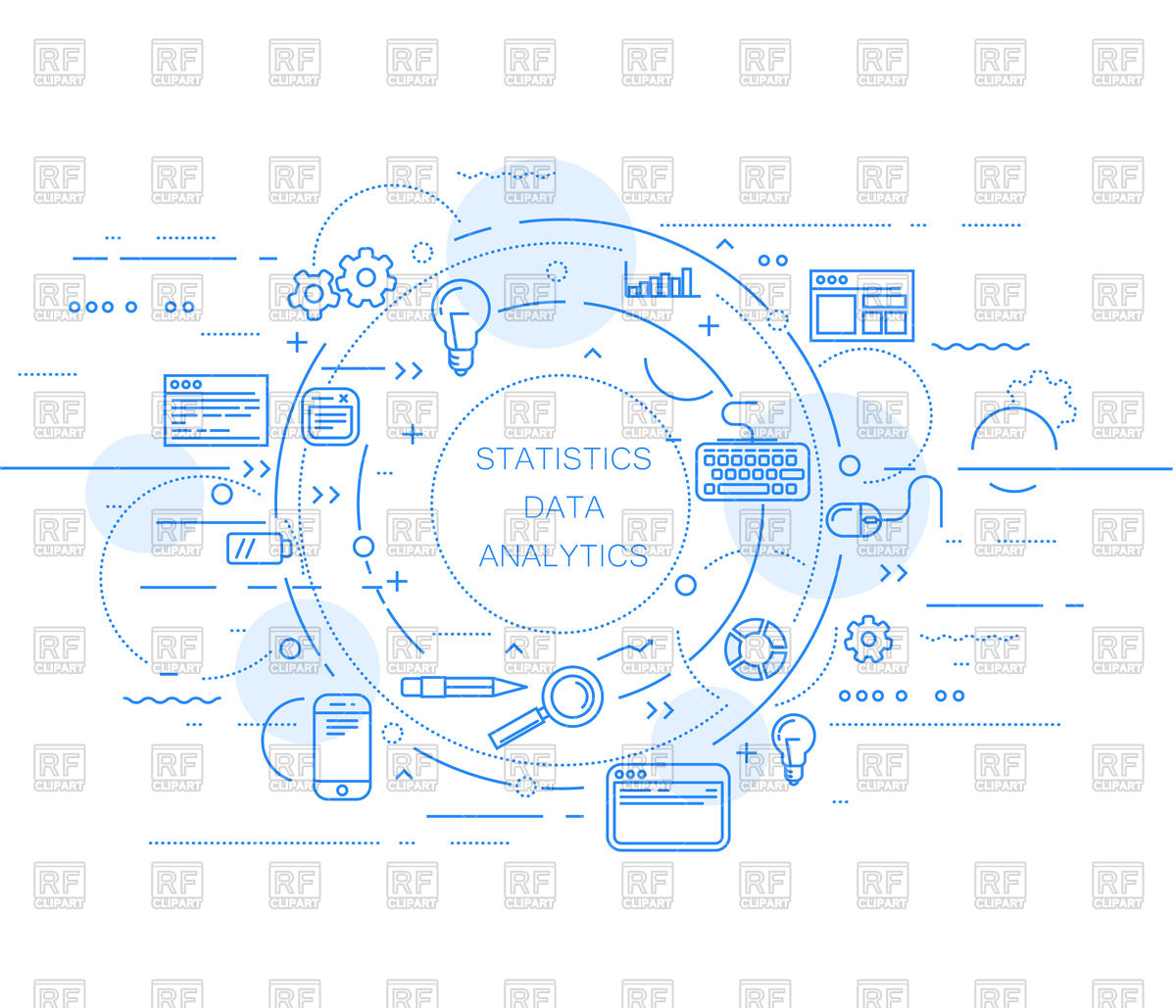 1200x1029 Statistics Data Analytics Vector Image Of Infographics Data