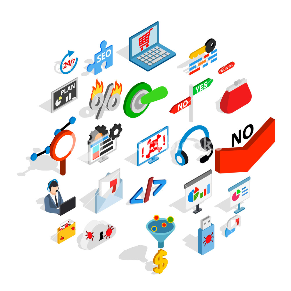 1000x1000 Analytics Icons Set Isometric Set Of Analytics Vector Icons