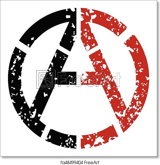 561x581 Free Art Print Of Anarchy Atheism Socialist Logo