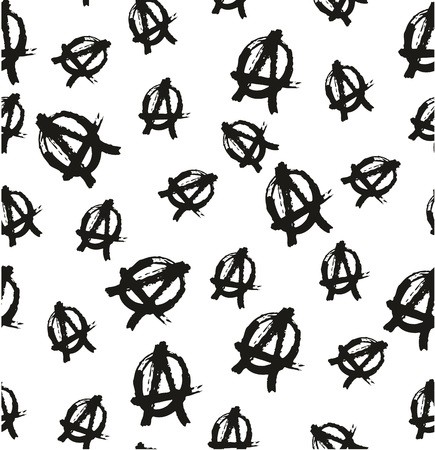 435x450 Pen Anarchy Symbol Seamless Pattern Royalty Free Vector Graphics
