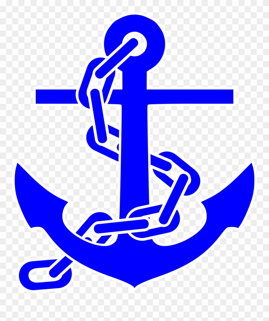 880x1051 Clipart Fouled Anchor Image