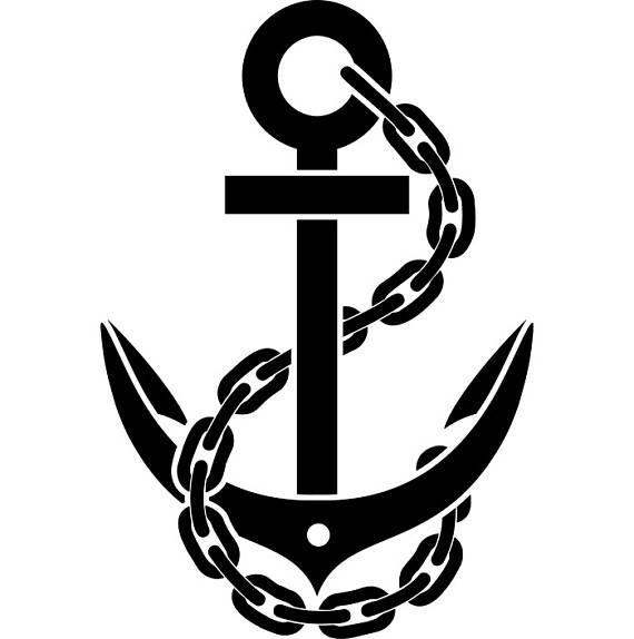 570x574 Tatoos Nautical Marine, Anchor Chain
