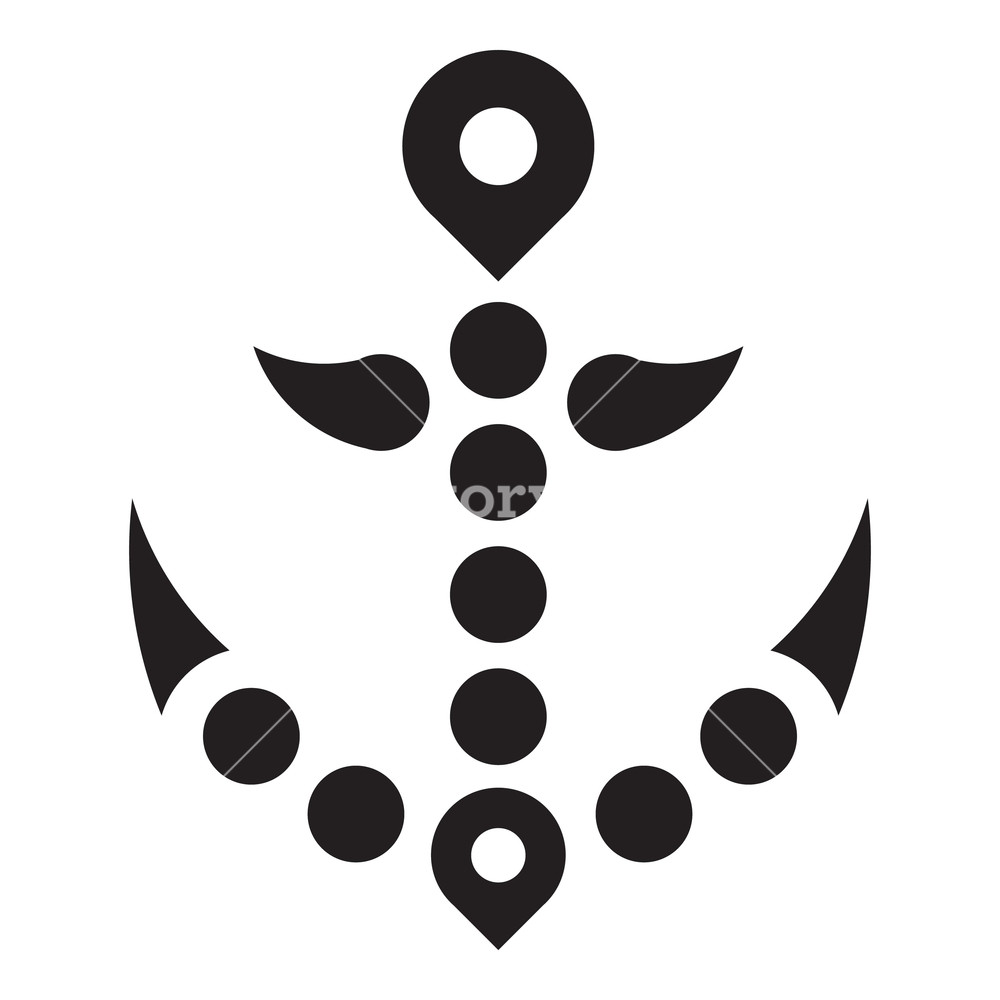 Points Anchor Icon Simple Illustration Of Points Anchor Vector 1000x1000 Points Anchor Icon Simple Illustration Of Points Anchor Vector