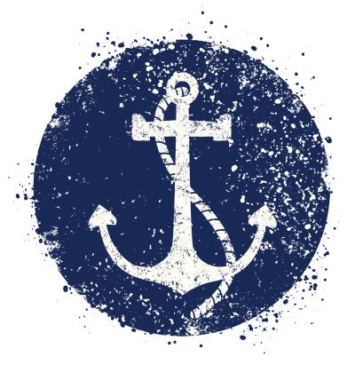Royalty Free Vector Art Anchor Icon White And Blue Anchor 409x420 Royalty Free Vector Art Anchor Icon White And Blue Anchor