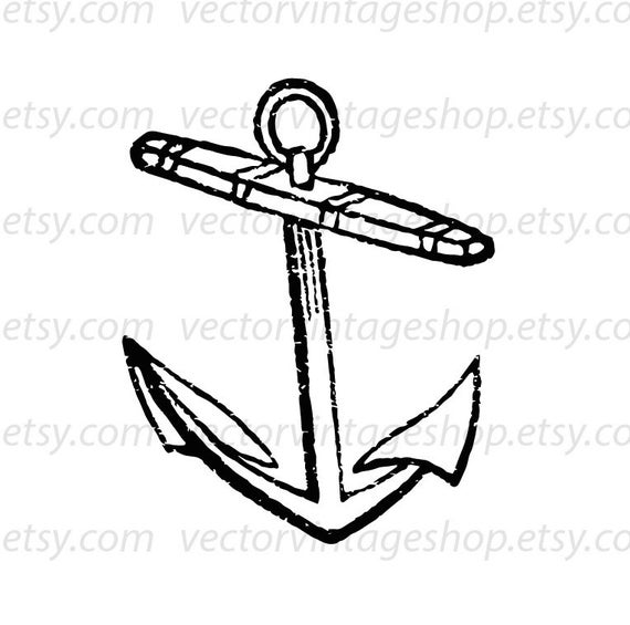 Anchor Vector Graphic Instant Download Antique Ship Tools Etsy 570x565 Anchor Vector Graphic Instant Download Antique Ship Tools Etsy