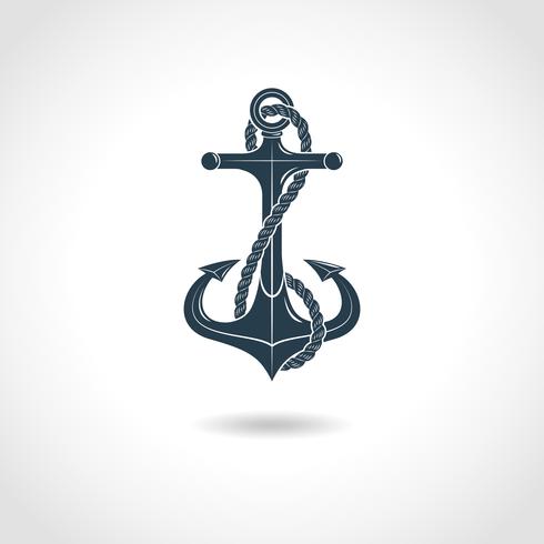 490x490 Anchor Silhouette Isolated Object