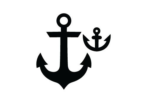 500x350 Anchor Silhouette Vector Free Download Silhouette Clip Art