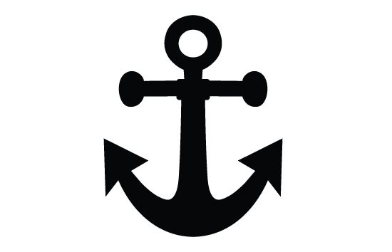 550x354 Anchor Silhouette Vector General Vector Graphics Anchor