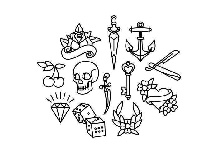 700x490 Tattoo Free Vector Art