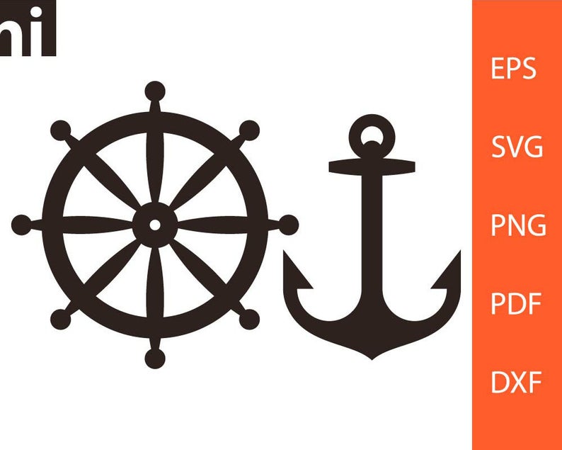 794x635 Anchor Rudder Seafaring Anchor Vector Etsy