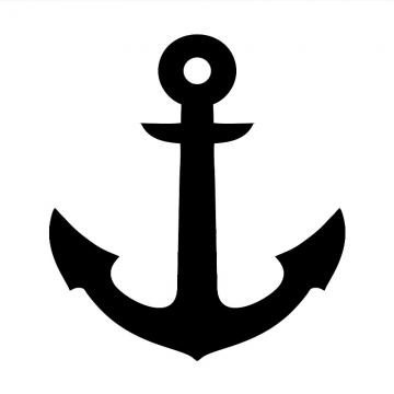 360x360 Anchor Vector, Free Download Sea Anchor, Blue Anchor, Anchors