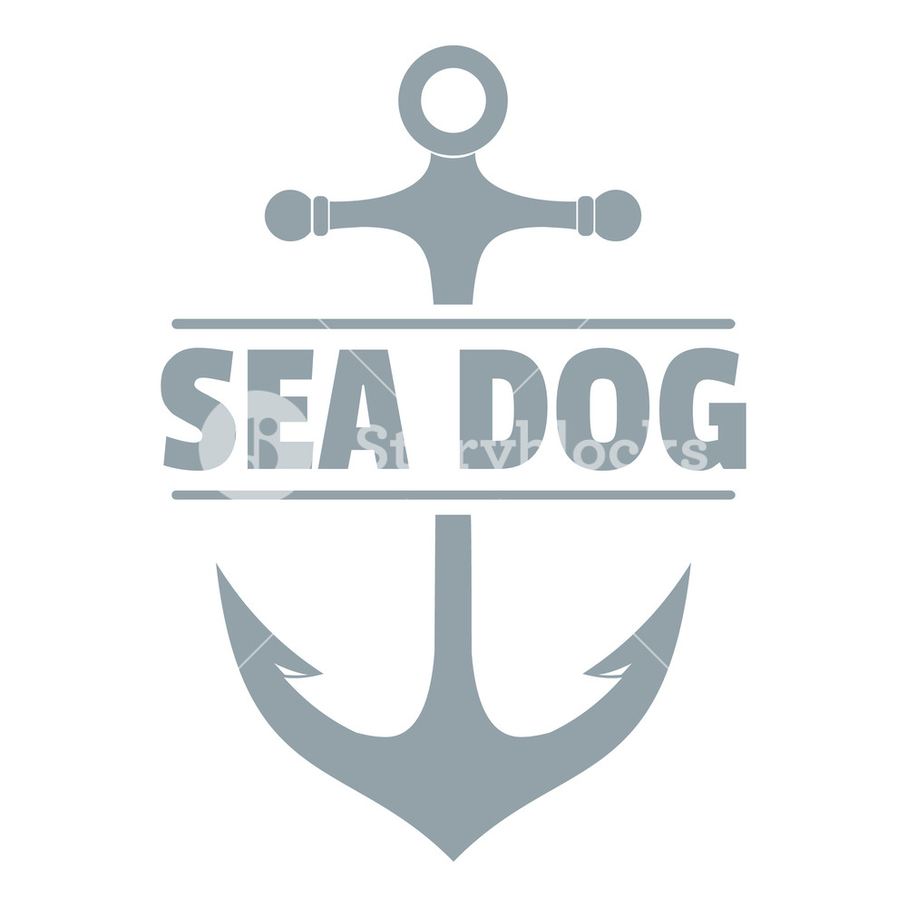 1000x1000 Pirate Anchor Logo Simple Illustration Of Pirate Anchor Vector