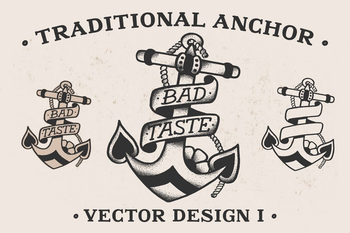 1158x772 Traditional Anchor Vector Design I