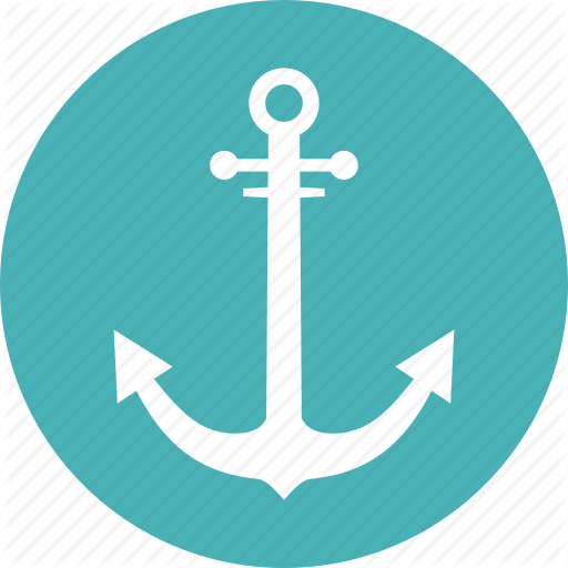 512x512 Icon Anchor Vector