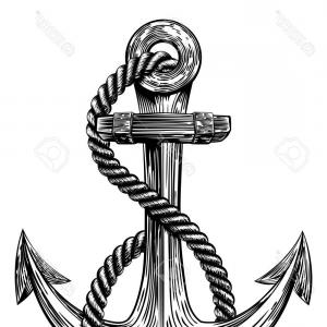 300x300 Anchor With Rope Vector Clipart Catchsplace