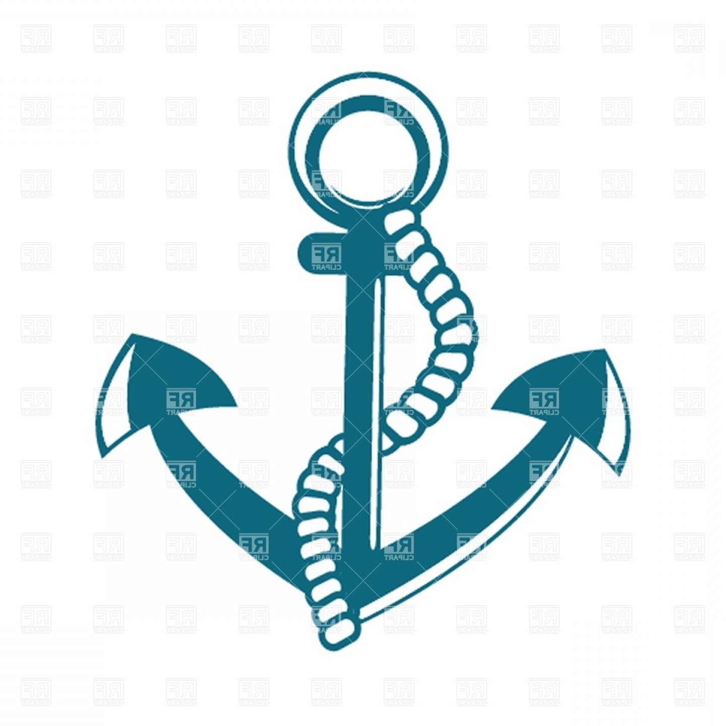 1440x1440 Anchor With Rope Vector Clipart Soidergi