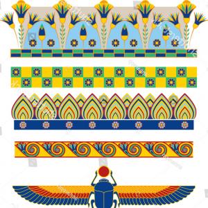 300x300 Ancient Egypt Vector Ornaments Borders Soidergi