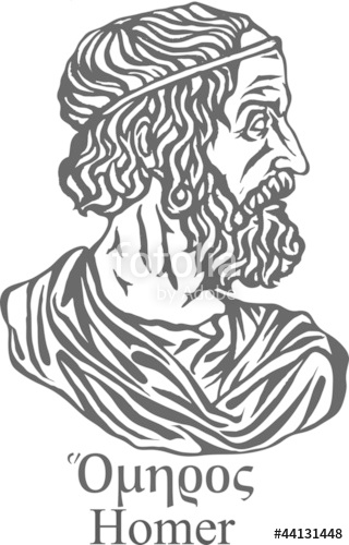 320x500 Ancient Greek Poet Homer Stock Image And Royalty Free Vector