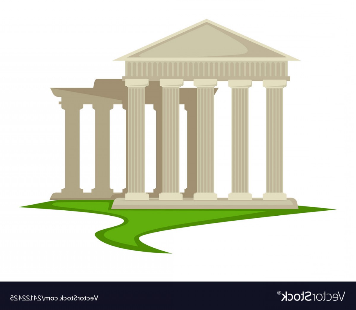 1200x1045 Ancient Greek Pillars Greece Architecture Vector Cqrecords