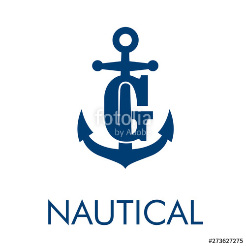 Logotipo Abstracto Con Texto Nautical Con Letra G En Ancla En 500x500 Logotipo Abstracto Con Texto Nautical Con Letra G En Ancla En