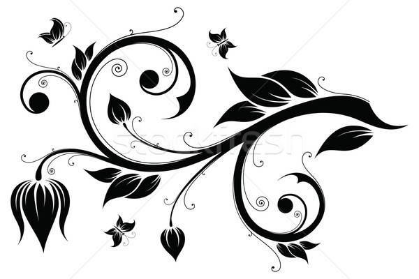 Floral Design Element Vector Illustration Vector Illustration 600x400 Floral Design Element Vector Illustration Vector Illustration