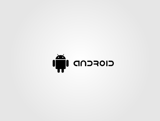 530x400 Android Logo Vector Black