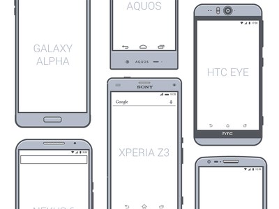 400x300 Android Phone Vector Illustrations Free Vector, Icons