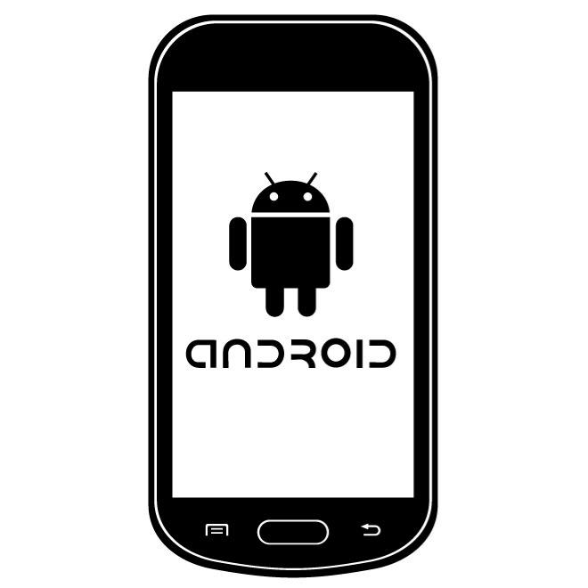 660x660 Android Phone Vector Image