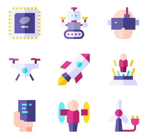 600x564 Android Robot Icons