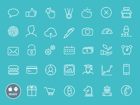 596x447 Icon Tail Ios Android Vector Icon Bundle Stacksocial