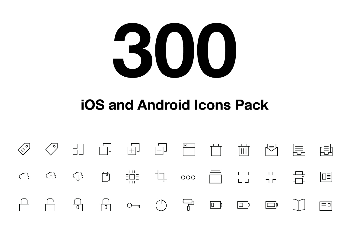 1160x772 Ios And Android Vector Icons