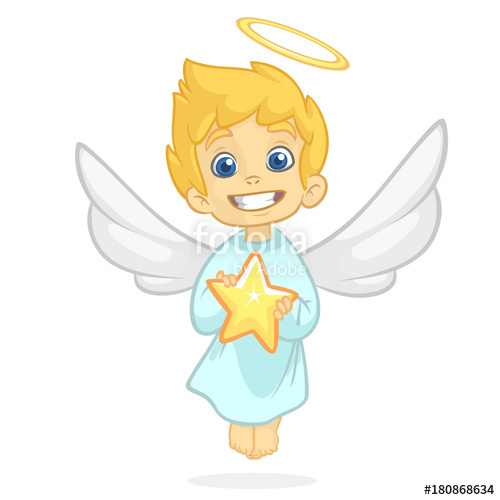 Angel Cartoon Vector at Vectorified.com | Collection of Angel Cartoon ...