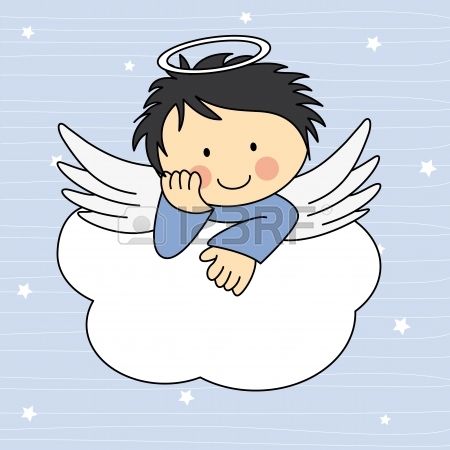 450x450 Stock Vector Home Baptism Cards, Angel Cartoon, Angel Clipart