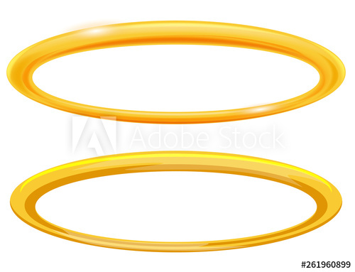 500x383 Gold Angel Halo