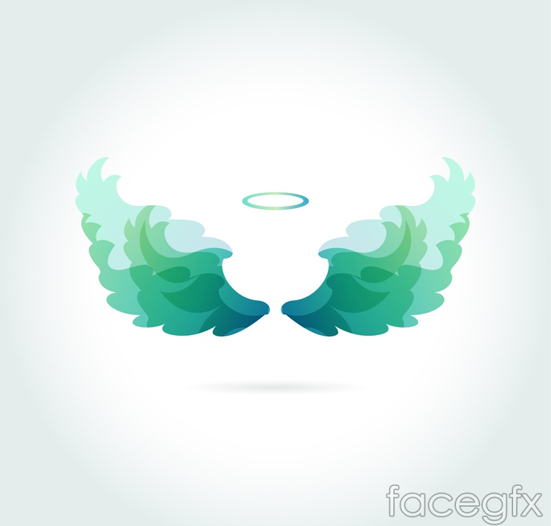 800x763 Green Angel Halo And Wings Vector Graphics Over Millions Vectors
