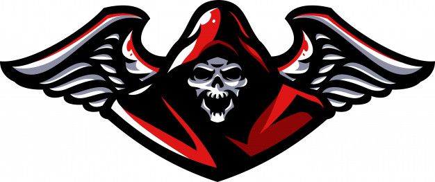 626x263 Dead Angel Mascot Character Premium Vector E Sport Art Logo