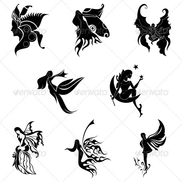 590x590 Laser Cutter Simple Angel Tattoos, Outline Art