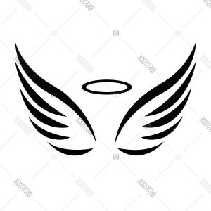300x300 Stock Vector Vector Sketch Of Angel Wings Soidergi