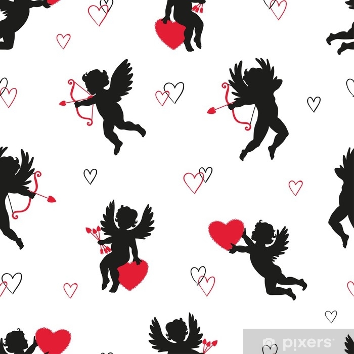 Cute Cupids Seamless Pattern Vector Valentines Background 700x700 Cute Cupids Seamless Pattern Vector Valentines Background
