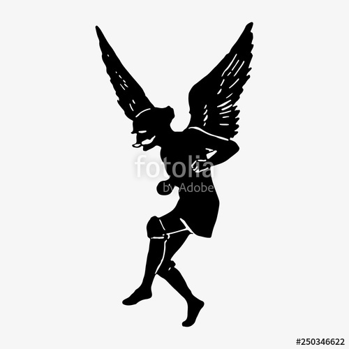 Download Angel Silhouette Vector at Vectorified.com | Collection of ...